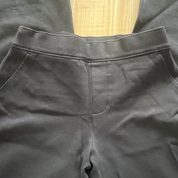 SPANX XS Black Ponte Wide Leg Pull-On Pant - Picture 5 of 8